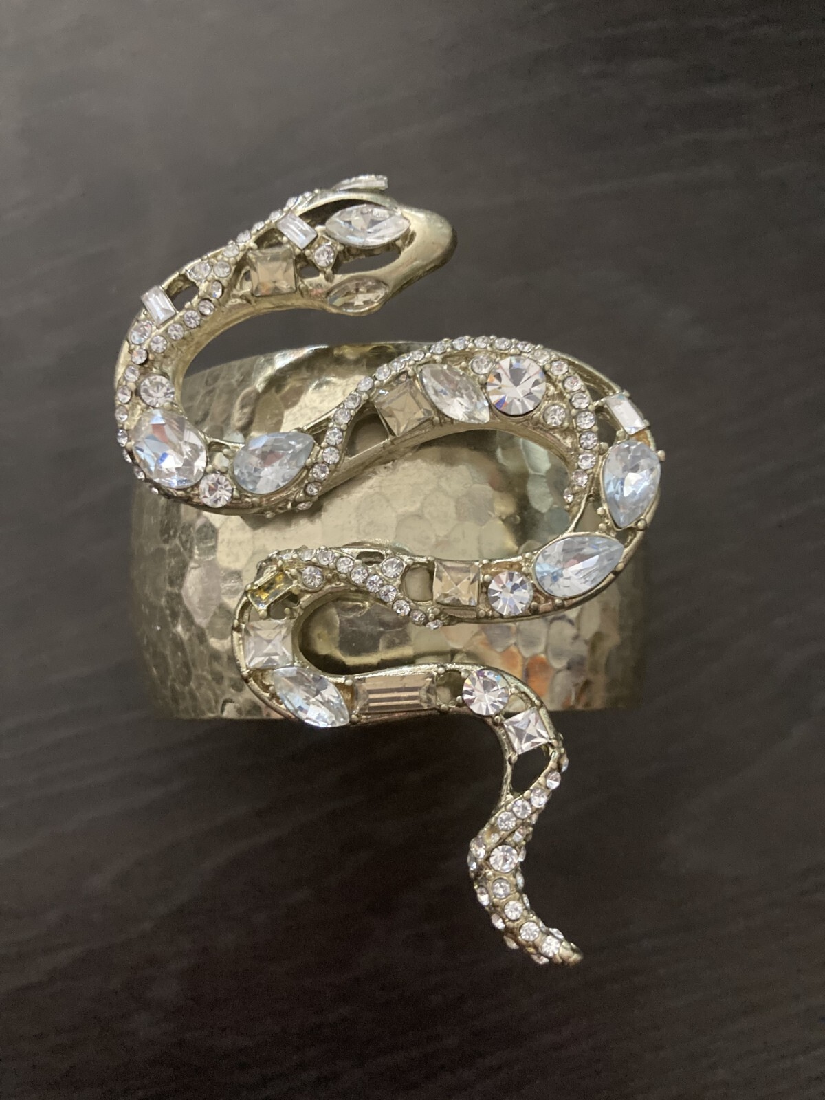 Silver Snake Cuff Bracelet - image 6