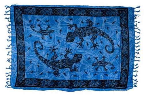 BRAND NEW GECKO SARONG LIGHT BEACH WRAP SWIM PAREO COVER UP FREE POST / sa400 - Picture 2 of 25