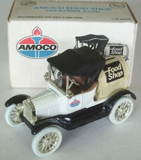 Ertl Amoco Food Shop 1918 Barrel Truck Bank 5.5" NEW 1/25 Made in USA
