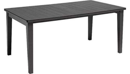 Tavolo da giardino per esterno in resina 165 x 94 cm Antricite Allibert 206978
