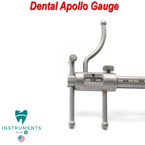 VDO Ruler Manual Dental Venus Apollo Gauge Prosthodontics Dentistry Instruments - Picture 4 of 6