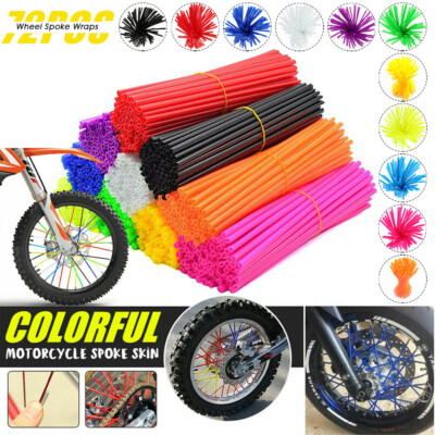 72x 24cm Reifen Speichencover Wheel Spoke Skip Caots Für Harley Motorrad Fahrrad