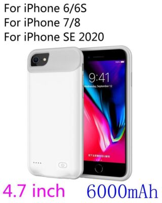 Battery Charger Case For iPhone 6S 7 8 Plus X XR XS Max SE2 3 Power Bank 8000mAh