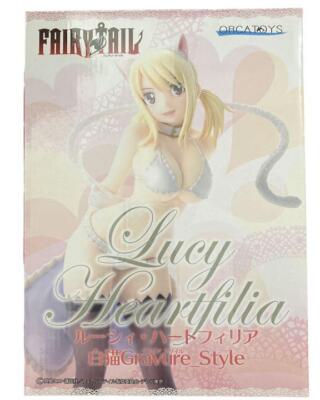 Fairy Tail Lucy Heartfilia White Cat Gravure_Style Figure 1/6 PVC Orca Toys JP