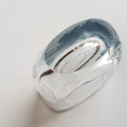Swedish Viking Ship Crystal Vase Stromberg Sweden Nordic glass design vintage - Imagen 9 de 14