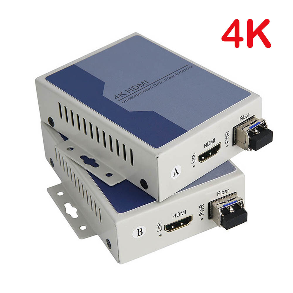 4K HDMI to Fiber Optic Extenders /Media Converters,Uncompressed,SM 10Km,10G  SFP