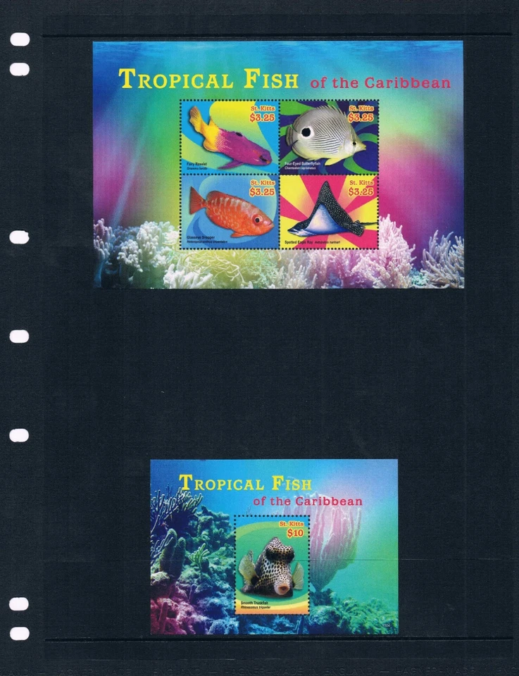 Valor Scott de $34,50 - 2015 ST KITTS peces 4 s/s mar Caribe CV MNH UM NH Foto 3 de 4