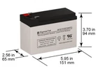 12V 7AH Sealed Lead Acid SigmasTek Battery