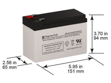 Harmar Pinnacle 12V 7Ah Stairlift Replacement Battery