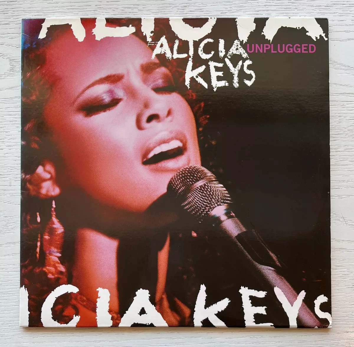 alicia keys レコード　unplugged 2枚組