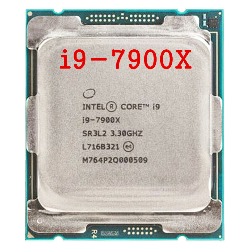 PCパーツ Intel core i9 7900x Intel Core I9-7900X LGA2066 CPU Processor SR3L2 3.3GHz 13.75