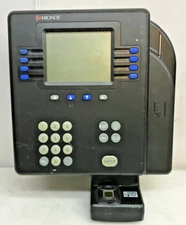Kronos Series 4500 Time Clock System Power supply Back up Battery Finger Print