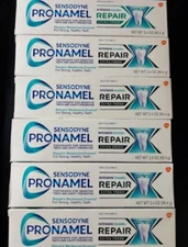 Lot of 5 Sensodyne Pronamel Repair extra fresh toothpaste 3.4-ounce tubes BNIB