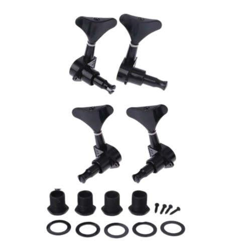 Acoustic Guitar String Tuning Pegs Tuners Machine Heads Keys Chrome 2X2 L+R - Picture 3 of 25