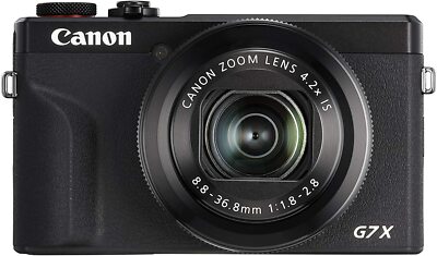 Canon PowerShot G7 X Mark III ブラック　新品未開封 Canon Powershot G7 X Mark III Black - 1 Year Warranty - FREE UK