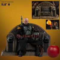 Star Wars Boba Fett Repaint Armor &Throne 1/6 Brown Box Hot Toys Sideshow