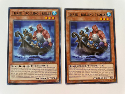 Three Trolling Trolls - FLOD-EN030 - Common - 1st / Unl Ed - NM