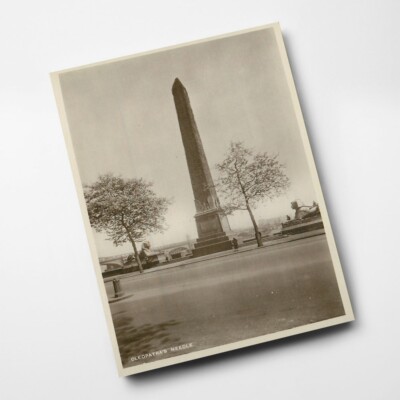 A6 PRINT - Vintage London - Cleopatra's Needle (b)
