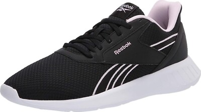 Reebok Women's LITE 2.0 Running Shoe Black/White/Pixel Pink 7.5 M US