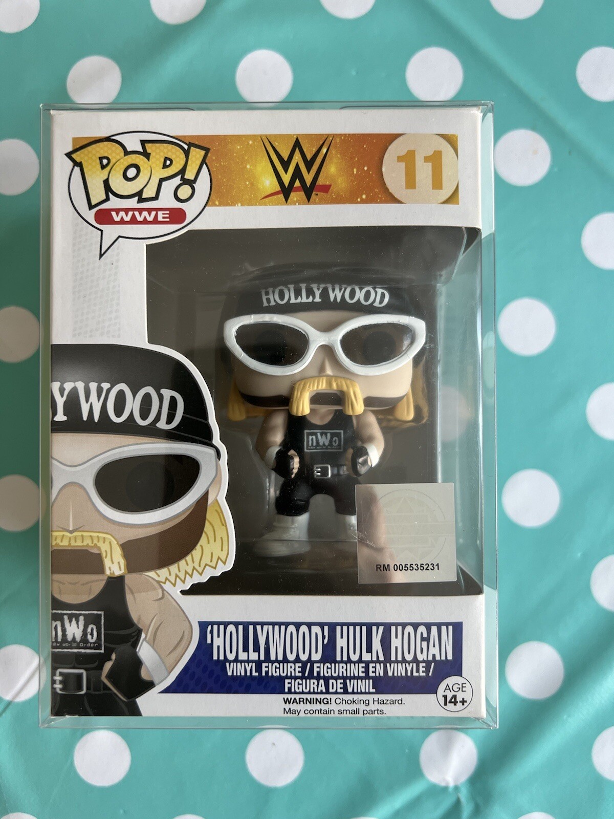 Funko Pop! Figura De Vinilo Wwe Hulk Hogan Hollywood #11 En Protector Pop