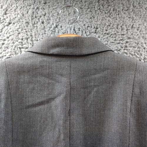 H&M Jacket Womens Size EUR 40 Grey Long Sleeve Collared Blazer - Picture 11 of 14