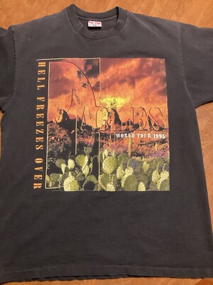 Vintage 1995 Eagles Hell Freezes Over Tour Shirt Size XL Vintage 1995 Eagles Hell Freezes Over Tour Shirt Size XL