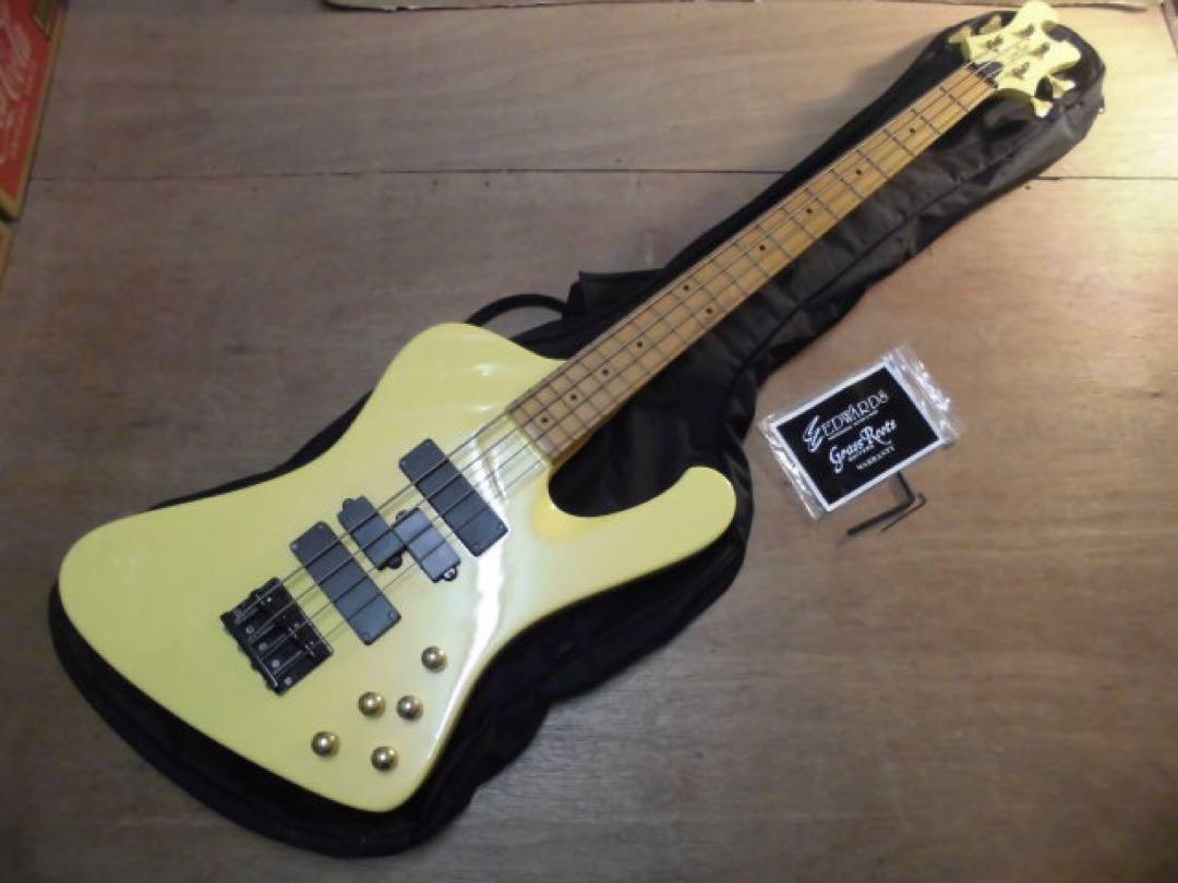 ベース GrassRoots by ESP G-AC-55SM / Yellow Electric Bass Guitar Grass Roots G-AC-55SM | eBay