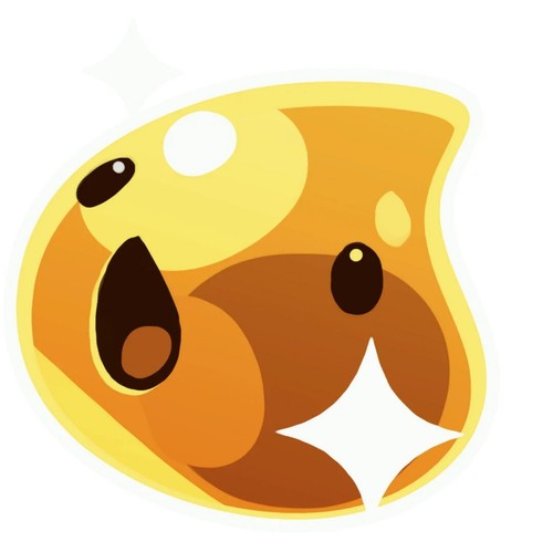Slime Rancher 4 Zoll Plüsch "Gold Slime" mit Sitzsackboden und Kordelschlaufe - Bild 10 von 10