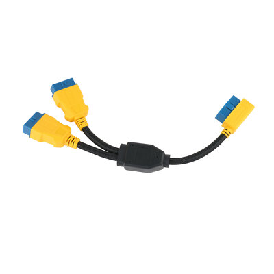 Car OBD2 Splitter Extension Y Cable 16 Pin Male to Dual Female Adapter Connector