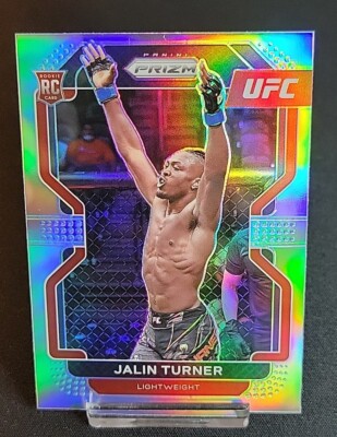 2022 Jalin Turner ROOKIE UFC PRIZM SILVER PRIZM REFRACTOR SP