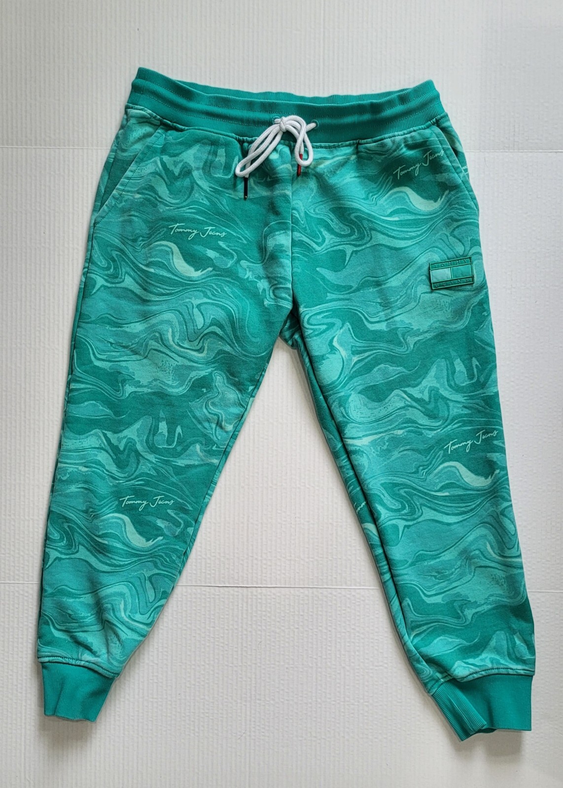 's  Marble Badge Joggers Size Large Tommy Jeans