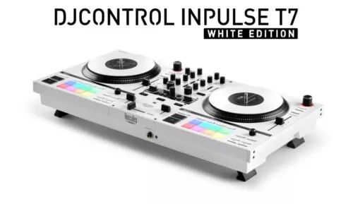 Hercules DJ Control Inpulse T7 White, Limited Edition