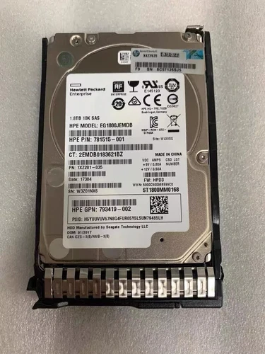 HPE 791034-B21 791055-001 768789-001 1.8T 10K 12G 2.5 SAS G8/G9 HDD 硬盘- - Picture 3 of 4