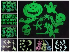 A Set of Glow In The Dark Decorations Wall Stickers Removable Kids Various Style