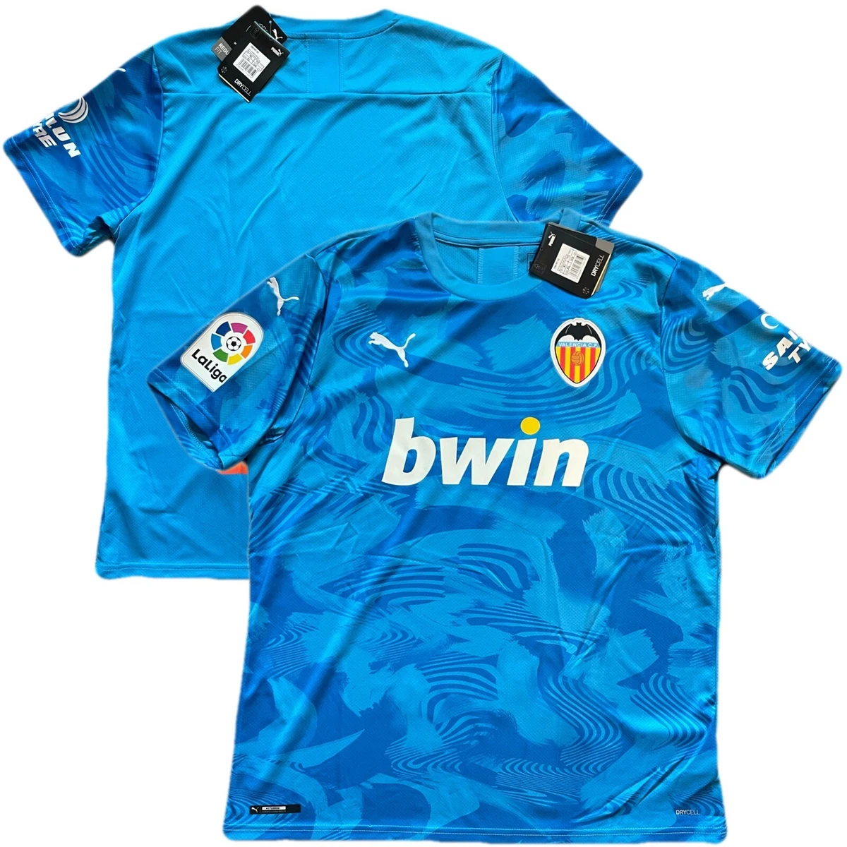 2019/20 Valencia Third Jersey XL Puma Soccer Football Blue Batman 3rd NEW