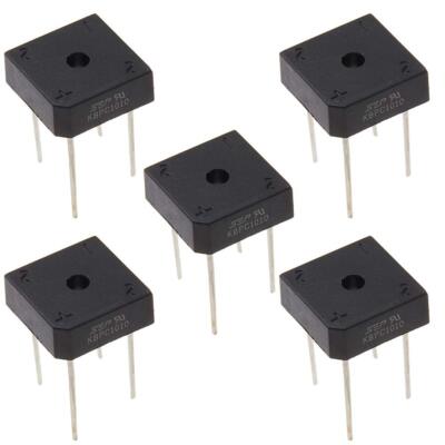 Bridgold 5pcs KBPC1010 Bridge Rectifier Diode, Single Phase,Full Wave 10 Amp... 
