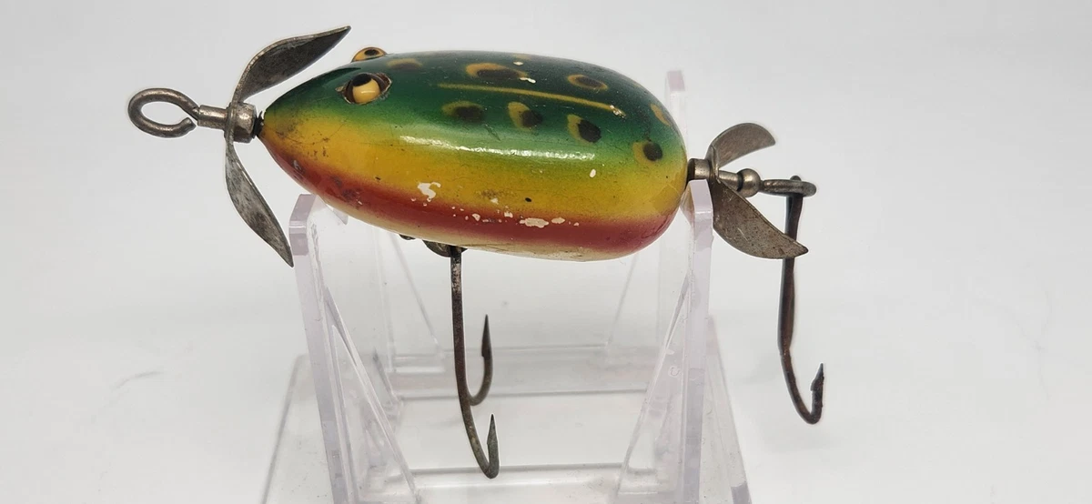 Leurre De Pêche Vintage Topwater Popper – Frog Spot 3 – Pêche En Eau Douce – Plastique D'origine
