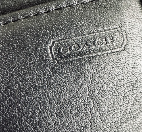 NOS COACH VINTAGE BLACK ENVELOPE SWING WALLET 4873 - Picture 21 of 23