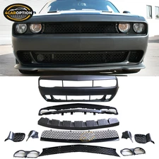 Fits 08-14 Dodge Challenger 2DR Front Bumper Cover Conversion Bodykit PP