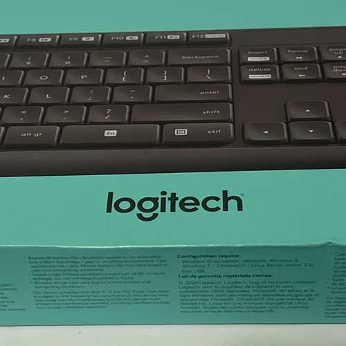 Logitech MK235 920-007897 Wireless Keyboard and Mouse - Black - Brand New - Picture 6 of 6