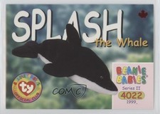 1999 Ty Beanie Babies Series 2 Chase Maple Leaf Splash the Whale #223 ha8
