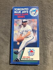 1991 TORONTO BLUE JAYS MLB BASEBALL MEDIA GUIDE, 4 1/4