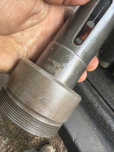 9pc B&S 22D Feed Finger Collet Lot W 27-22D Adapter Brown Sharpe Screw Machine - Picture 6 of 15