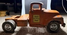 Vintage 1956 Tonka Pressed Steel State Hi-Way Dept Truck Lowboy Trailer 1950s