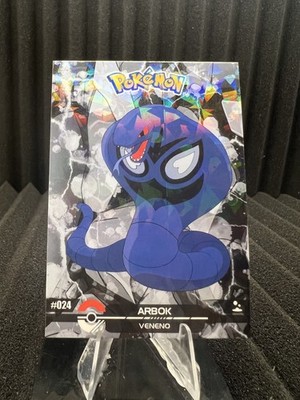 Arbok #24 - Cracked Ice Holo - Crystal Dark Black 2025 - Pokemon Card