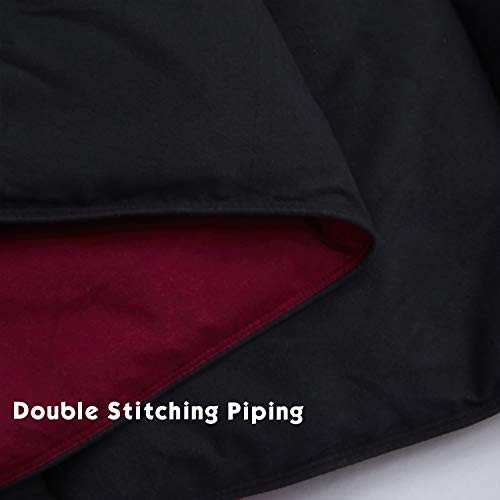 3 Pieces California King Comforter Set, Modern Breathable Oversized King Black - Picture 6 of 6