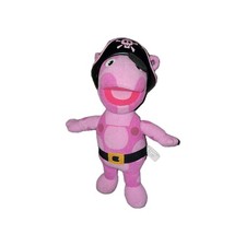 The Backyardigans Pirate Uniqua Sing Explore Talking Pink Plush 13" WORKS 2005