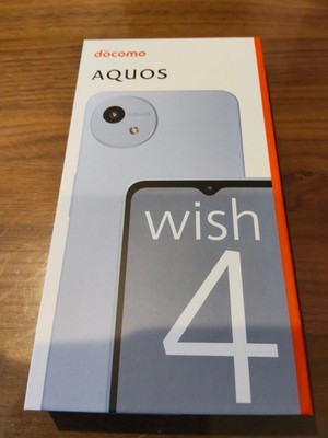 SHARP AQUOS wish4 Blue 64GB 5G Smartphone SIM Free Unlocked New From Japan