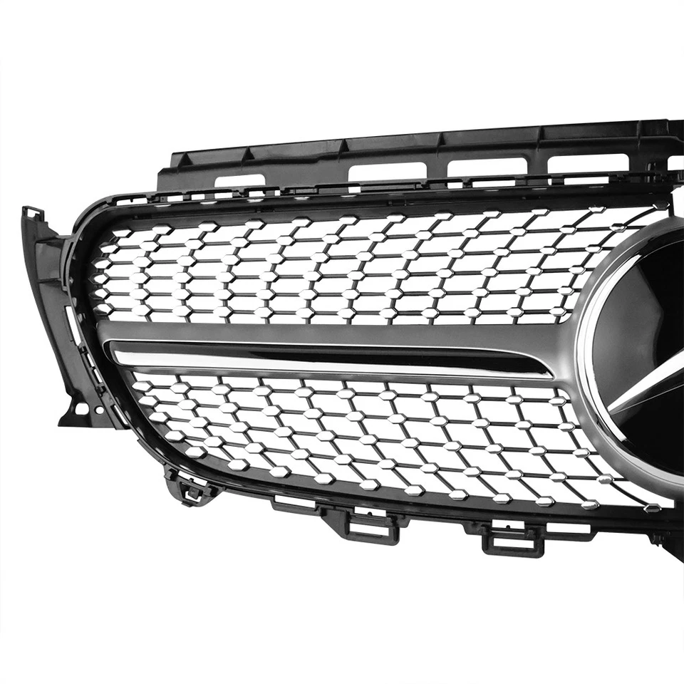 Front Bumper Grille w/Emblem For Mercedes Benz W213 E300 E450 2016 17 18 19 2020 - Imagem 2 de 4