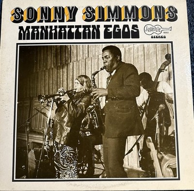 Sonny Simmons - Manhattan Egos LP Arhoolie 1969 Vinyl Free Jazz OP